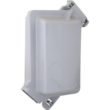 Sigma Electrical Box Cover, 1 Gang, Rectangular, Aluminum 3424546